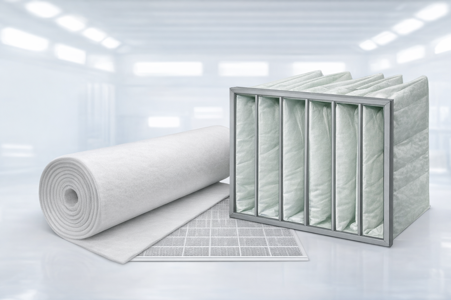 Filtro de techo para cabina de pintura